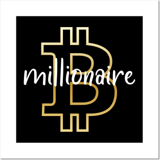 Bitcoin Millionaire Posters and Art